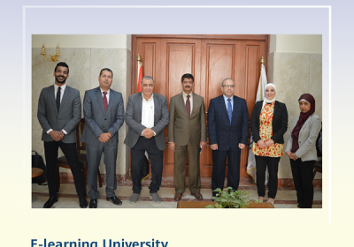 زيارة فريق Huawei ICT Academy-Egypt لمقر الجامعة، لبحث سبل التعاون مع Huawei العالمية